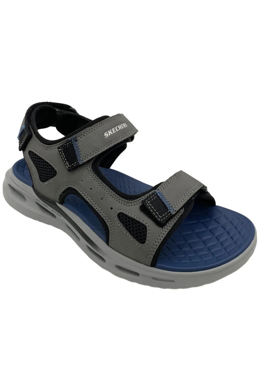 Skechers Men's Orvan SD Gamble Sandal Charcoal - Medium